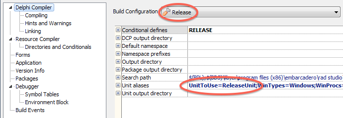 delphi xe10 compilere directives